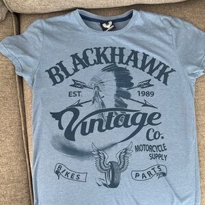 Vintage Blue Graphic Tee